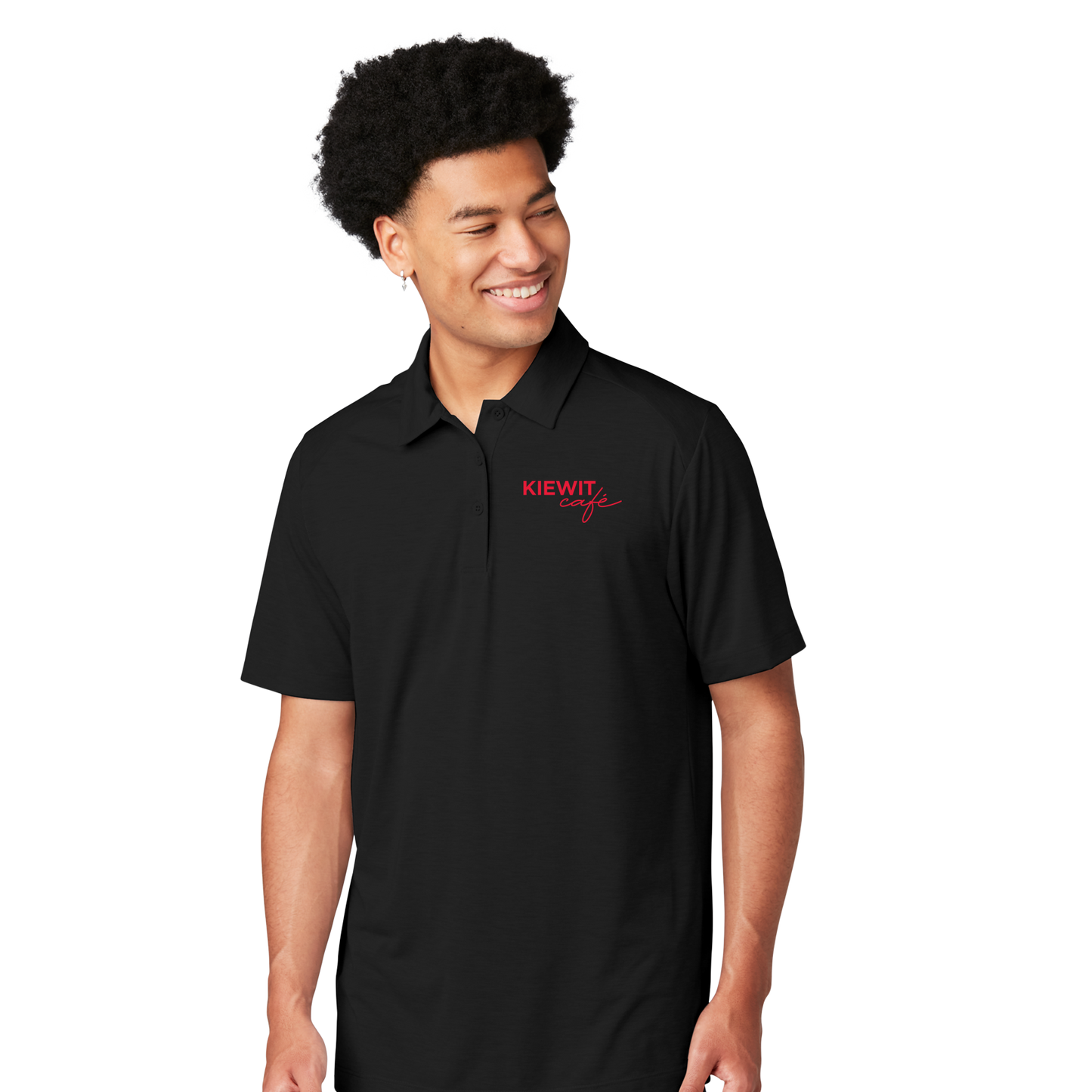 Kiewit Cafe Tri-Blend Polo