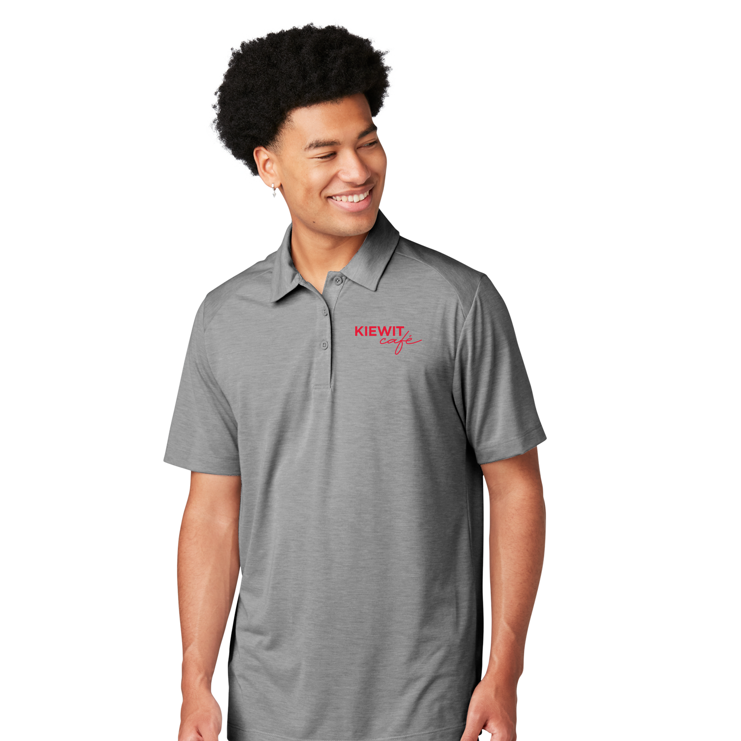 Kiewit Cafe Tri-Blend Polo
