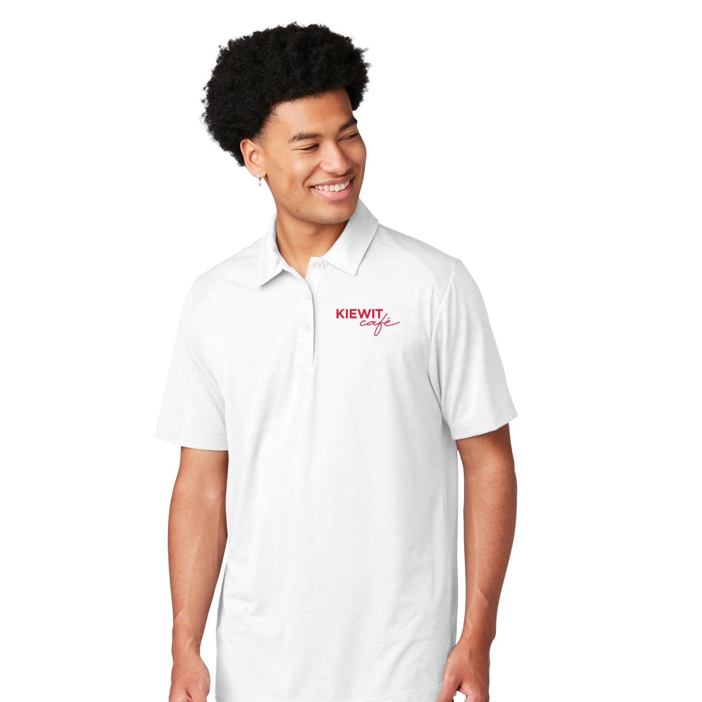 Kiewit Cafe Tri-Blend Polo