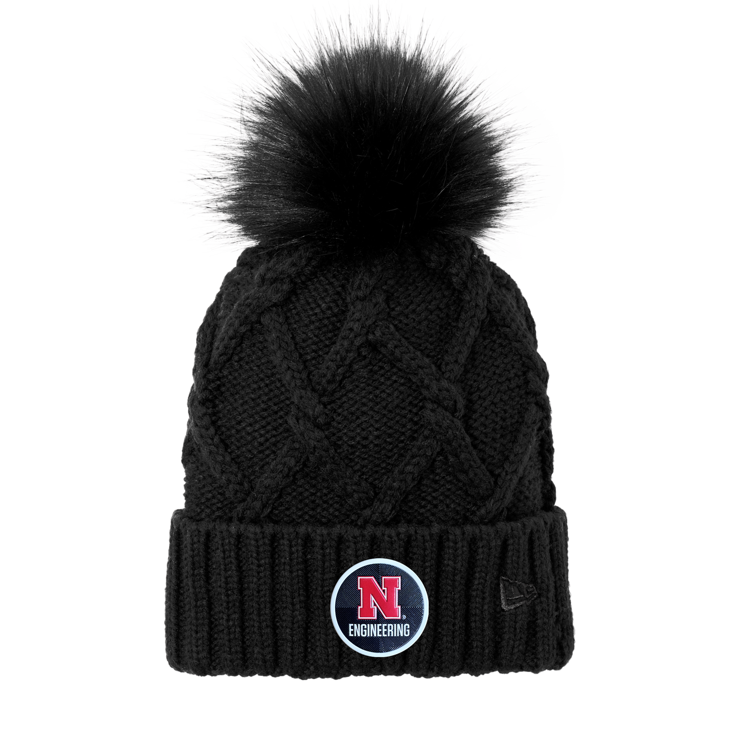 New Era® Faux Fur Pom Beanie