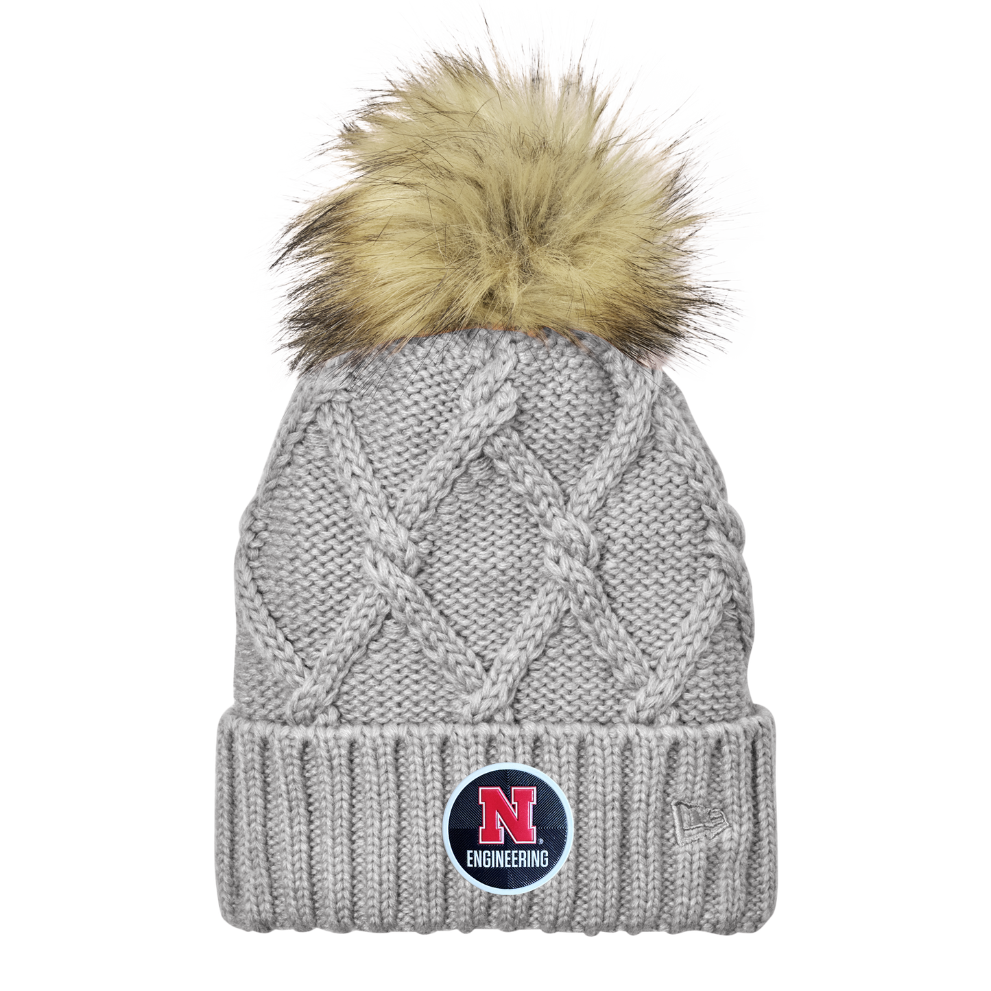 New Era® Faux Fur Pom Beanie