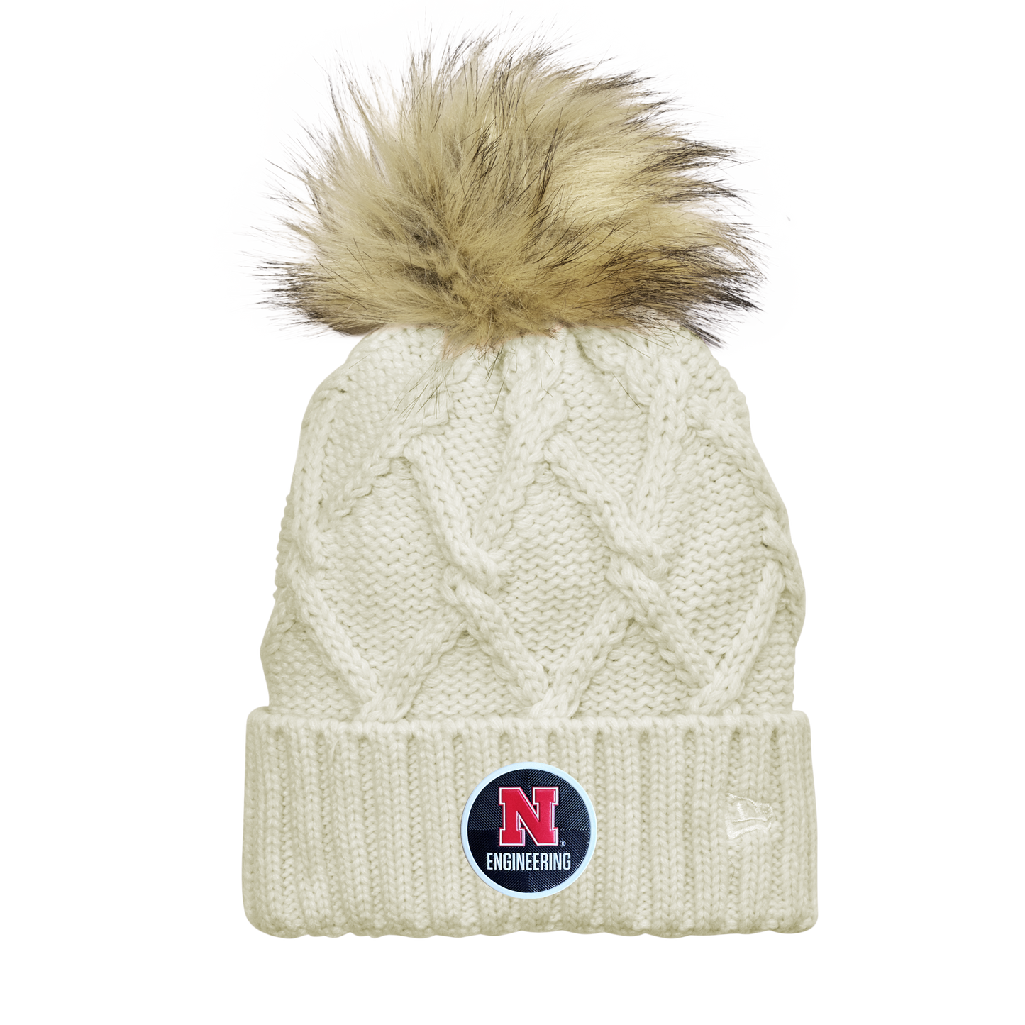 New Era® Faux Fur Pom Beanie