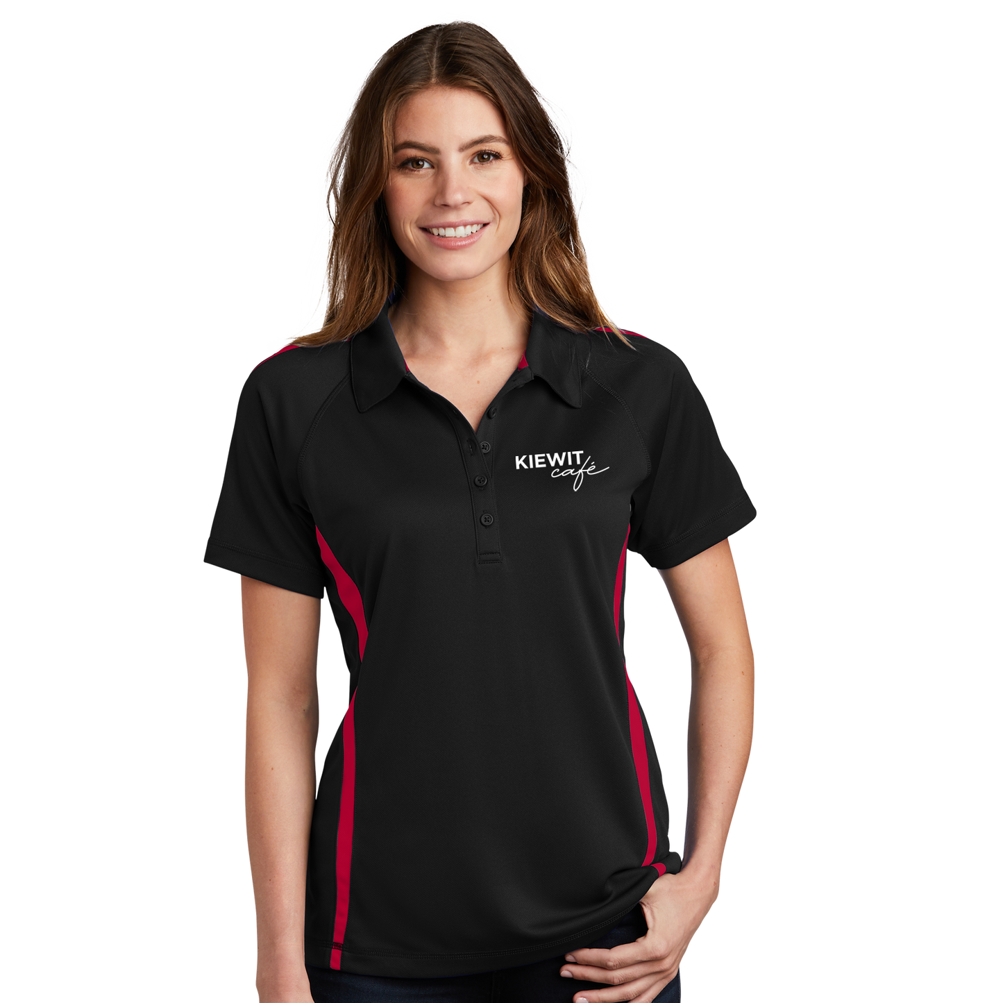 Kiewit Cafe Womens Colorblock Polo