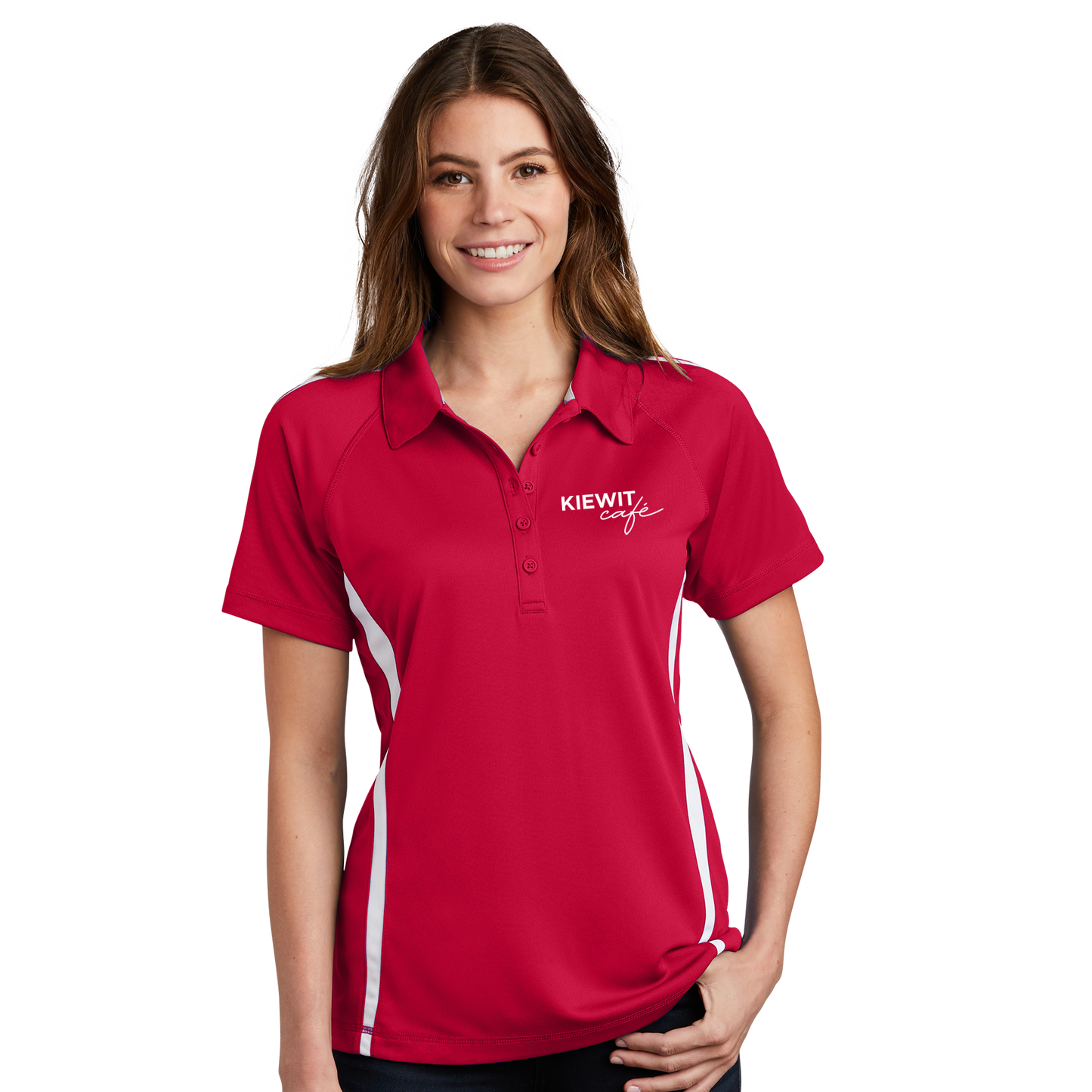 Kiewit Cafe Womens Colorblock Polo